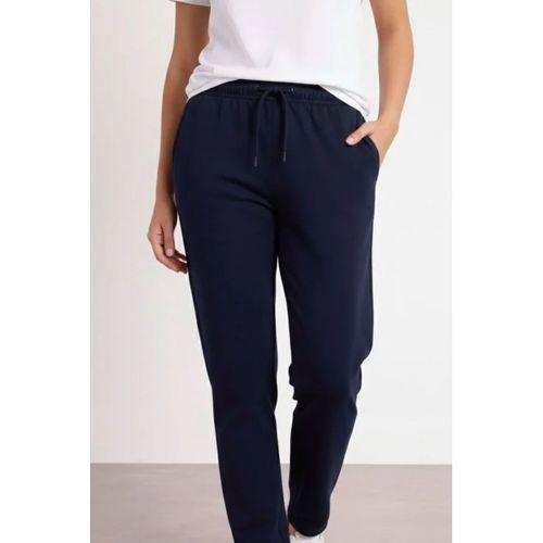 Düz Paça Beli Lastikli İpli Günlük Spor Eşofman Altı Rahat Fit - Lacivert