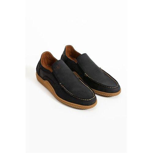 Hammer Jack Podgora Hakiki Deri Siyah Nubuk Erkek Ayakkabı