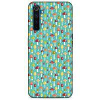 Frutix Mantar 01 Oppo Realme 6 Kılıf Desenli Silikon