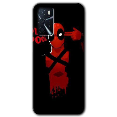 Oppo A16 HD Baskılı Kılıf + 9D Tam Ekran Koruyucu - DeadPool 4