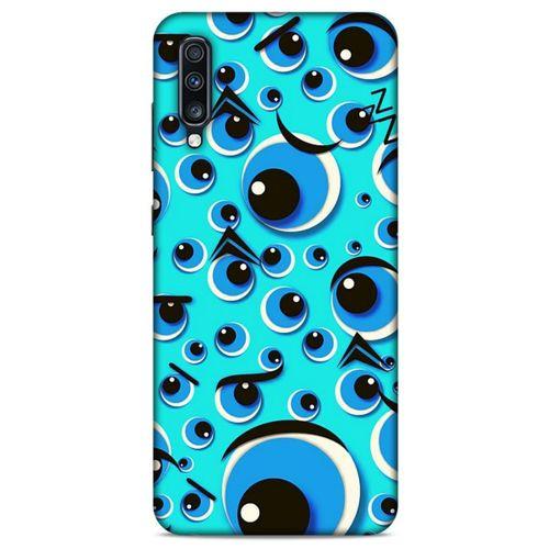 Nazarium (19) Desenli Silikon Kapak Samsung Galaxy A70 Kılıf