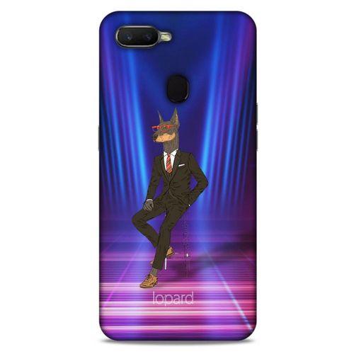 Oppo Ax7 Kılıf FunnyMaX (44) Tough Armor Kılıf Fuşya Doberman