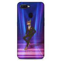 Oppo Ax7 Kılıf FunnyMaX (44) Tough Armor Kılıf Fuşya Doberman