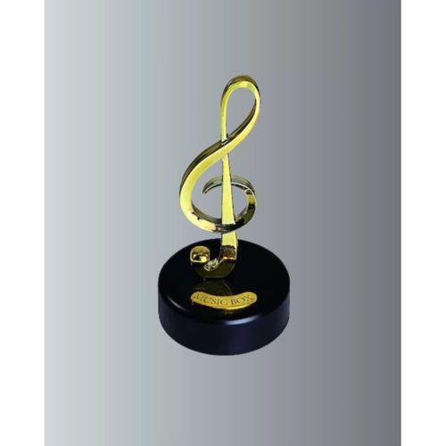 Altın Sol Anahtarı Müzik Kutusu Döner Mekanizmalı