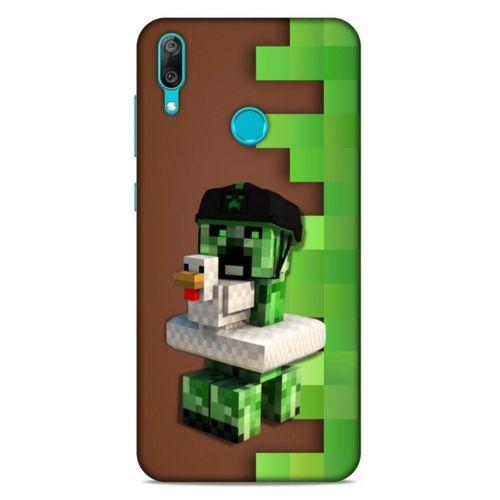 Lopard Huawei Y7 2019 Uyumlu Kılıf PiXel (35) Fit Design Kılıf Creeper