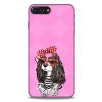 Animax Kurdelalı Spaniel Apple Iphone 7 Plus Kılıf Desenli Silikon