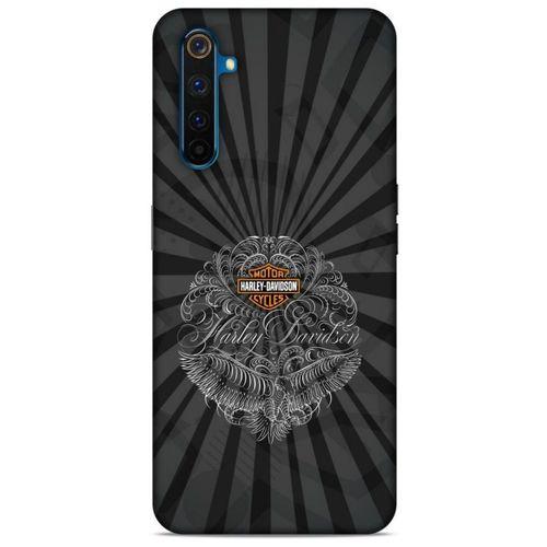 Realme 6 Pro Uyumlu Kılıf Motorsiklet (40) Fit Silikon Kılıf Harley