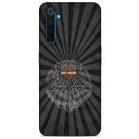 Realme 6 Pro Uyumlu Kılıf Motorsiklet (40) Fit Silikon Kılıf Harley