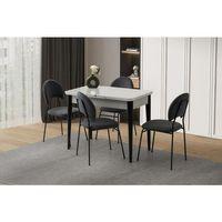 Tekno Suna MDF Açılır Mutfak Masa Sandalye Takımı 60x100