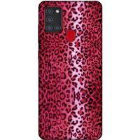 Leopar Kırmızı Samsung Galaxy Note 10 Lite Kılıf