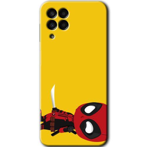 MRCİLETİSİM MRCİLETİSİM Samsung Galaxy M33 Kılıf HD Desen Baskılı Arka Kapak + Temperli Cam - DeadPool 6