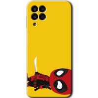 MRCİLETİSİM MRCİLETİSİM Samsung Galaxy M33 Kılıf HD Desen Baskılı Arka Kapak + Temperli Cam - DeadPool 6