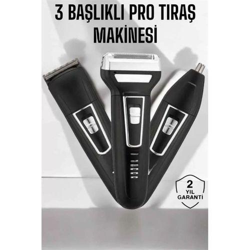 3 Başlıklı Profesyonel Tıraş Makinesi