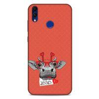 Animax Cute Cow Huawei Honor 8C Kılıf Desenli Silikon