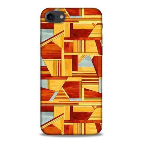 Lopard Apple Iphone 7 Uyumlu Kılıf Wood'X (44) Tough Armor Kılıf Desenli