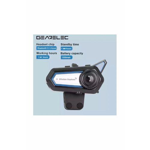 Bt31 Kask Kulaklık Bluetooth 5.0 Motosiklet Interkom Su Geçirmez Kablosuz Kulaklık