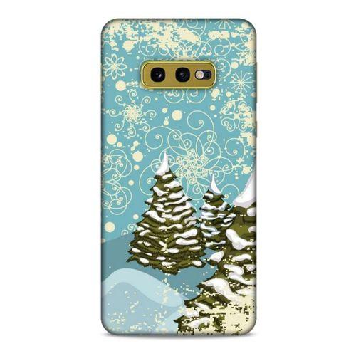 Samsung Galaxy S10e Kılıf Snowix (29) Arka Koruma Kılıfı Yeşil Krem