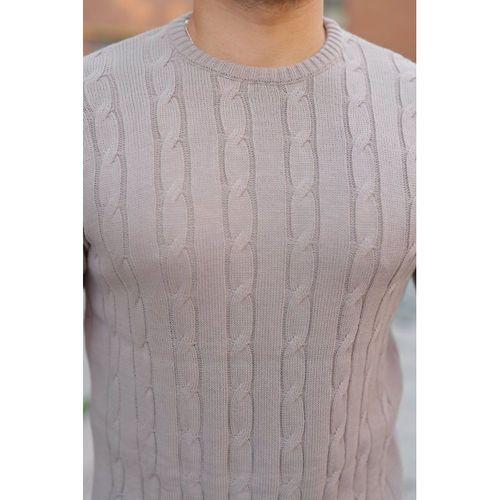 Erkek örgü Desen Bisiklet Yaka Kazak