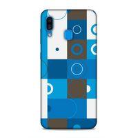 Samsung Galaxy A30 Uyumlu Kılıf Insomnia (27) Tasarımlı Kılıf Mavi Beyaz