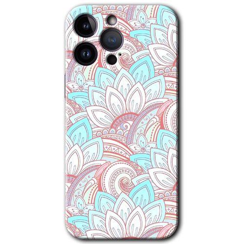 Potkal Hediye Fabrikası iPhone 14 Pro Max Kılıf HD Desen Baskılı Arka Kapak - Çin Mandala 1