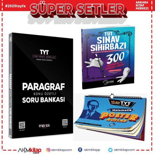 Marka Paragraf Gür Matematik Sihirbazı ve Kr Akademi Matematik Posteri Seti 3 Kitap