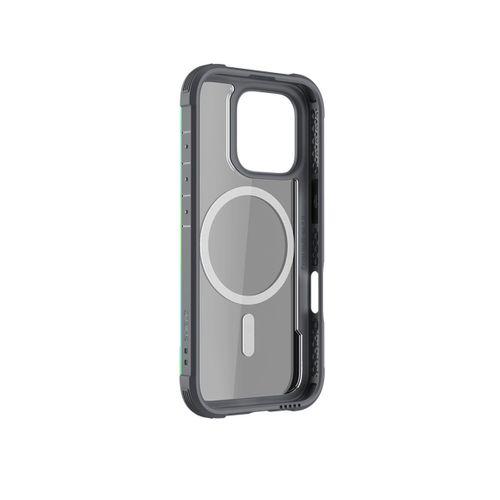 Apple iPhone 16 Pro Kılıf M-safe Şarj Özellikli Airbagli Raptic Shield Serisi Şeffaf Arka Yüzey Kapak
