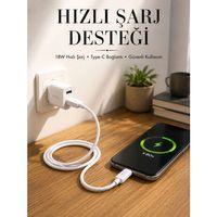 Type-c Girişli Cihazlar İçin Şarj Kablosu