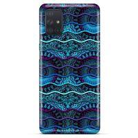 Samsung Galaxy M51 Kılıf Baskılı Özel Seri Taşlı (37) Silicone Cover