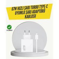 67w Turbo Hızlı Şarj Adaptörü Ve Type-c Kablo Güvenli Şarj Teknolojisi
