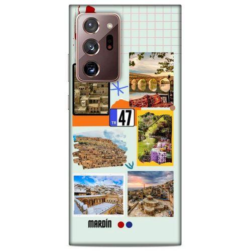 Lopard Samsung Galaxy Note 20 Ultra Uyumlu Kılıf Şehirli ※ (47) Mardin Crystal Flex Kılıf