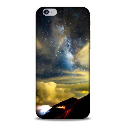 Lopard Apple Iphone 6 Uyumlu Kılıf Gece'S (17) Tasarım Kılıf Sarı