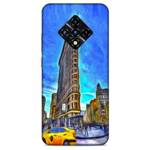 Lopard İnfinix Zero 8 Uyumlu Kılıf Dünya Mimarisi (7) Telefon Kılıfı