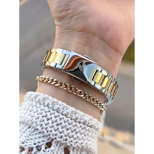 Daniel Klein Çelik Kordonlu 2 Yıl Garantili 3 Atm Suya Dayanıklı Kadın Kol Saati+Bileklik BD.14132.4