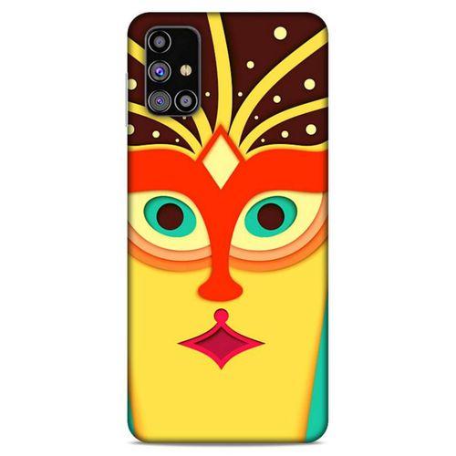 Lopard Samsung Galaxy M31s Uyumlu Kılıf Soyut Sanat (1) Baskılı Kılıfı