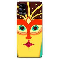 Lopard Samsung Galaxy M31s Uyumlu Kılıf Soyut Sanat (1) Baskılı Kılıfı