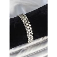 316L Çelik Gümüş Renk 12 mm Kalınlık Erkek Bileklik