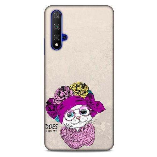 Animax Güllü Kedicik Huawei P Smart S Y8P Kılıf Desenli Silikon