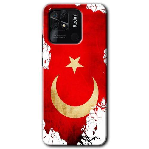 Redmi 10C Kılıf HD Desen Baskılı Arka Kapak - Türkiyem