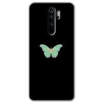 Xiaomi Redmi Note 8 Pro Kılıf Baskılı Arka Kapak - Butterfly Tree +Tam Ekran Koruyucu