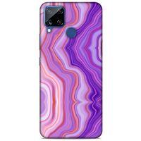 Mermer Desenli (46) Tema Core Armor Kılıf Lavanta Oppo Realme C15 Kılıf