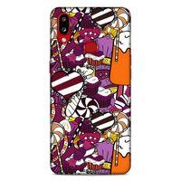 Lopard Samsung Galaxy A10s Uyumlu Kılıf Soyut Sanat (32) Desenli Soft Silikon Kılıf