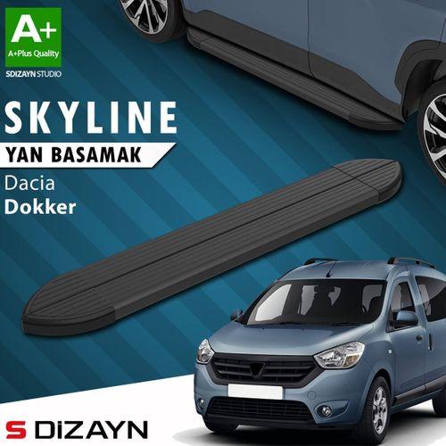 S-Dizayn Dacia Dokker Skyline Siyah Yan Basamak 203 Cm 2012 Üzeri A+ Kalite