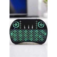 Tv Uyumlu Mini Klavye Q Klavye Işıklı Tüm Cihazlara Uyumlu
