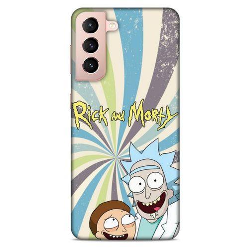 Samsung Galaxy S21 Uyumlu Kılıf Rick And Morty (3) Kapak President Morty