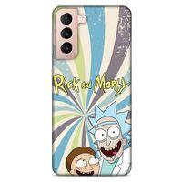Samsung Galaxy S21 Uyumlu Kılıf Rick And Morty (3) Kapak President Morty