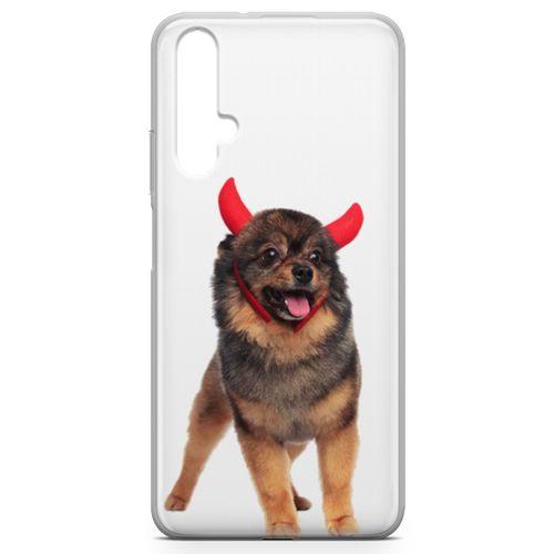 Honor View 20 Kılıf Pom Köpek Arka Kapak Koruma Desenli Full Koruyucu