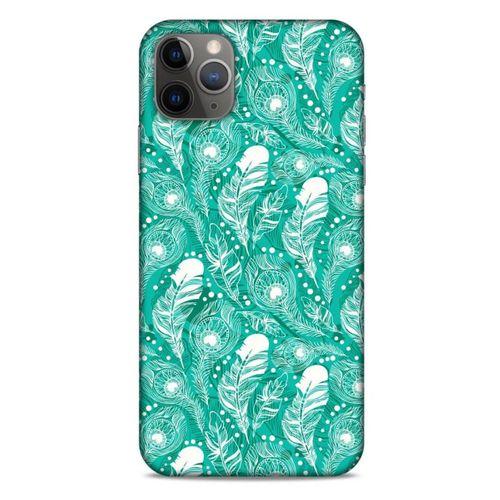 Apple Iphone 11 Pro Max Kılıf Desenli Özel Seri Tüyler (45) Liquid Air Kılıf