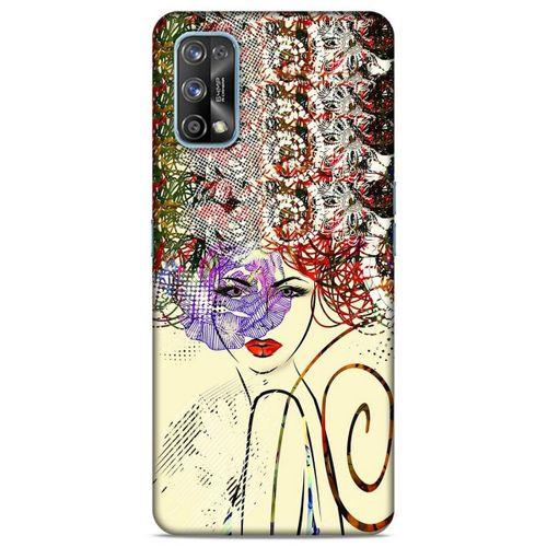 Lopard Oppo Realme 7 Pro Uyumlu Kılıf Sürreal Yüzler ♀ (19) Kılıfları Baskılı