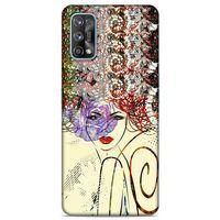 Lopard Oppo Realme 7 Pro Uyumlu Kılıf Sürreal Yüzler ♀ (19) Kılıfları Baskılı