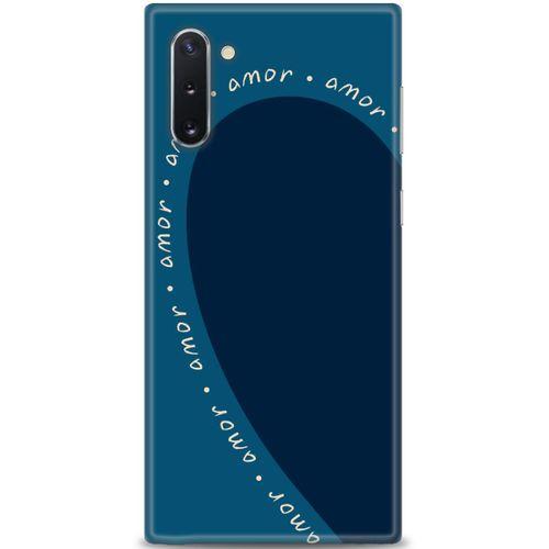 Samsung Galaxy Note 10 Kılıf HD Baskılı Kılıf - Amor Mavi + Tam Ekran Koruyucu